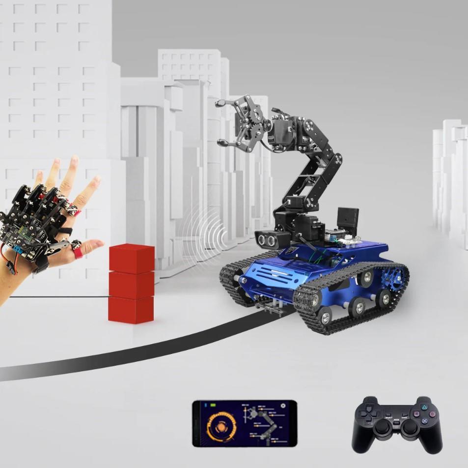 Hiwonder Tankbot Track Robotik Kollu Paletli Robot Araba STM32 Programlama