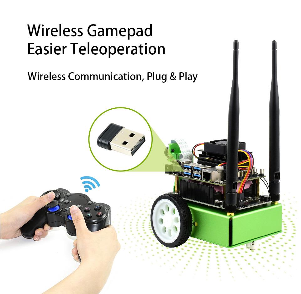 Waveshare JetBot AI Jetson Nano Tabanlı Yapay Zeka Robot Kiti - Jetson Nano Dev Kit Dahil Değil