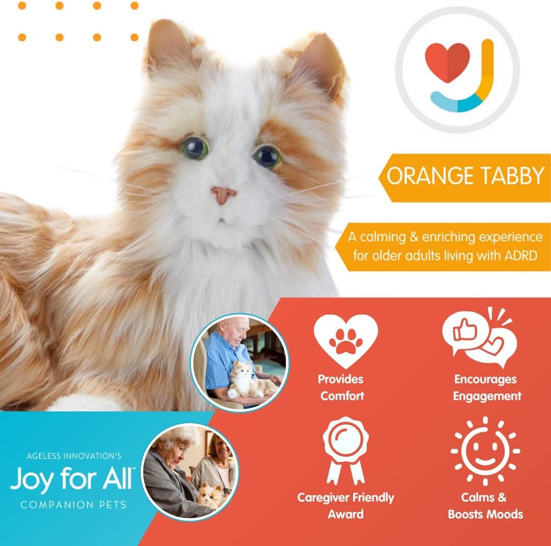 JOY FOR ALL Gerçekçi Etkileşimli Turuncu Tekir Kedi