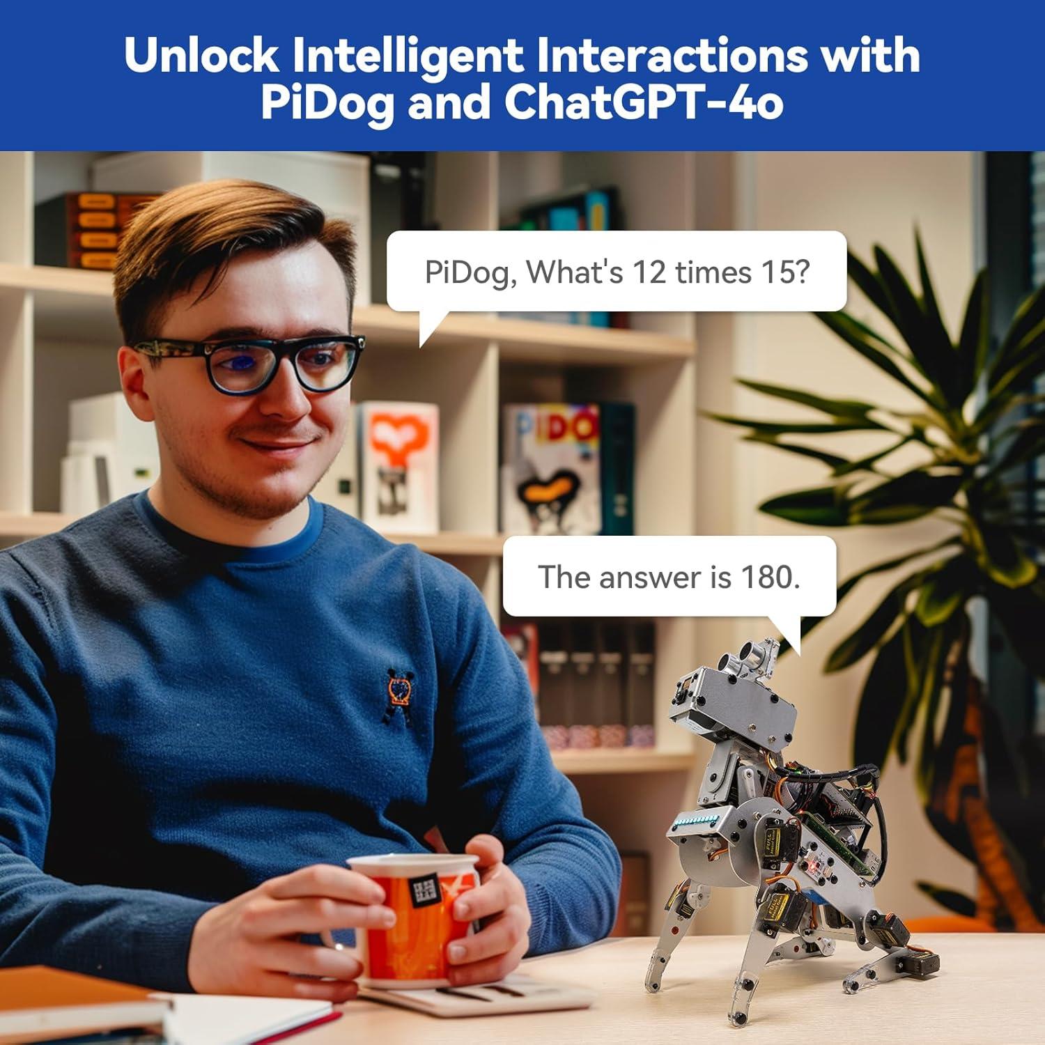 SunFounder PiDog AI Robot Köpek Kiti