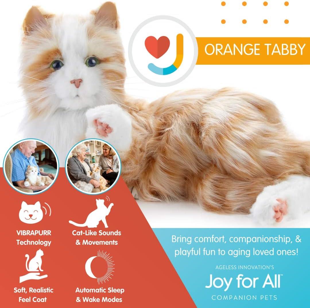 JOY FOR ALL Gerçekçi Etkileşimli Turuncu Tekir Kedi