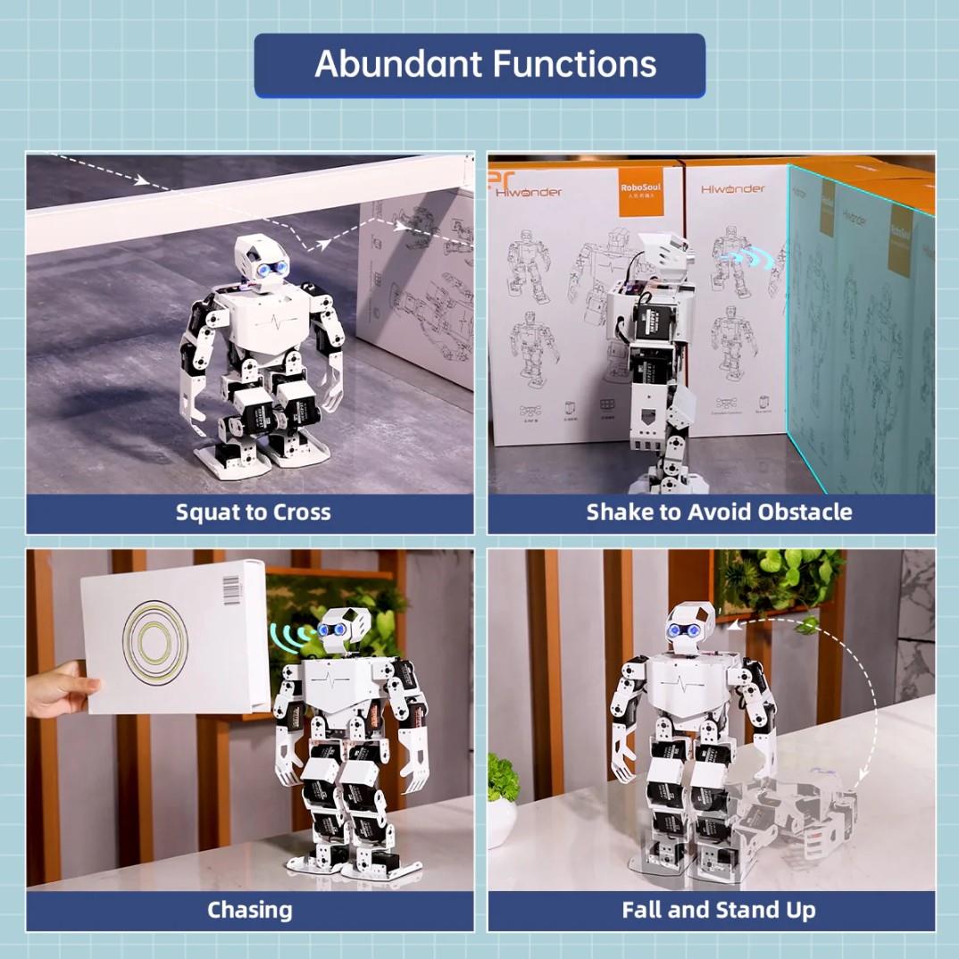 Hiwonder Tonybot İnsansı Robot Arduino Kodlama Kiti Eğitim Programlama - Standart Kit