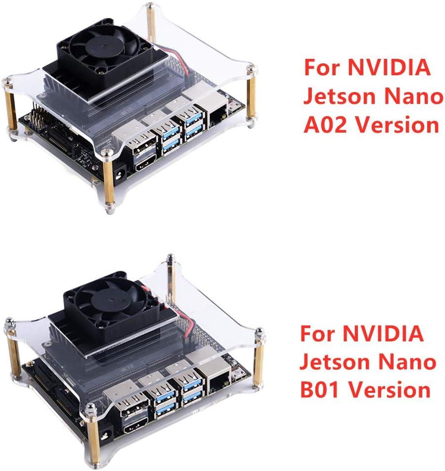 NVIDIA Jetson Nano Geliştirici Kiti için Fanlı GeeekPi Jetson Nano Kasa