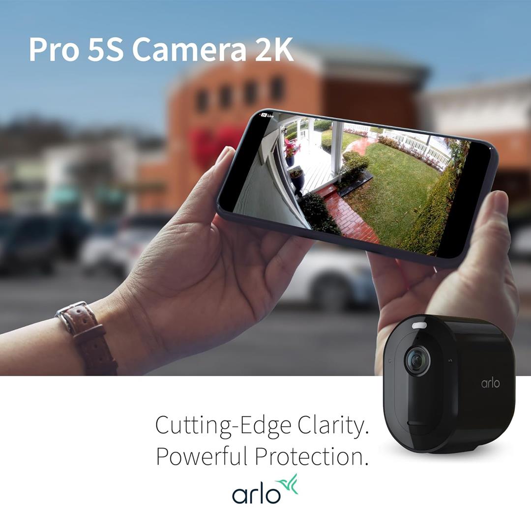 Arlo Pro 5S Spotlight Güvenlik Kamerası 2K HDR