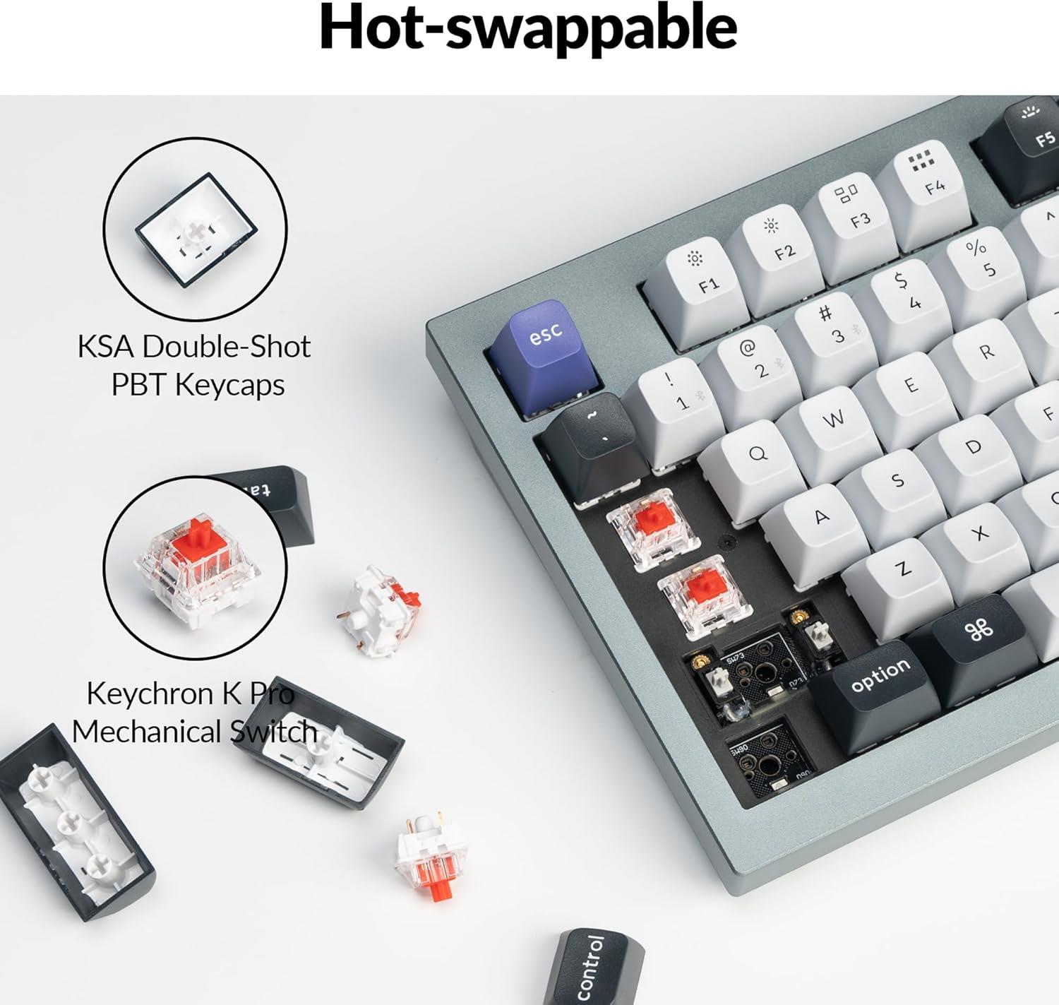 Keychron Q5 Pro QMK VIA Kablosuz Özel Mekanik Klavye