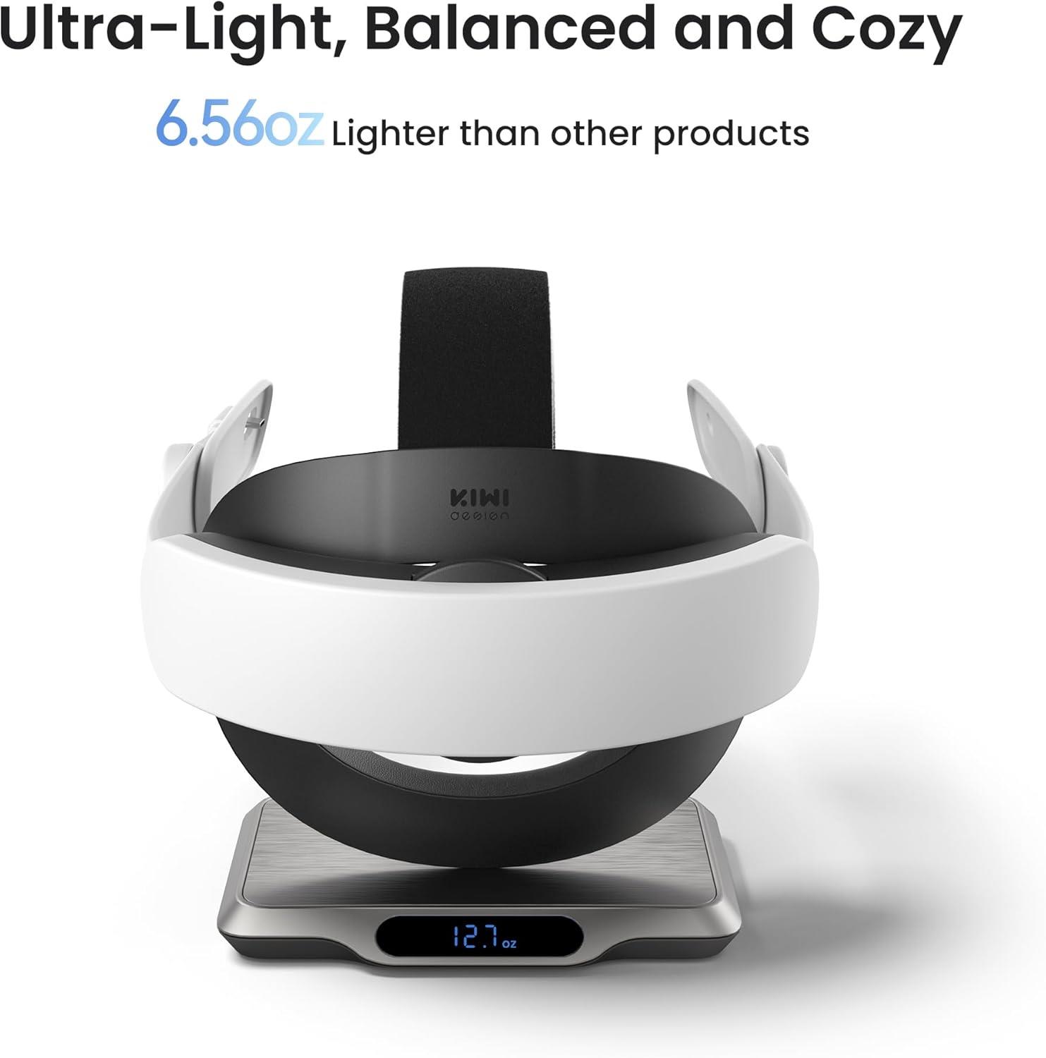 KIWI Design K4 Boost Comfort Pilli Kafa Bandı Meta Quest 3 ve 3S Uyumlu