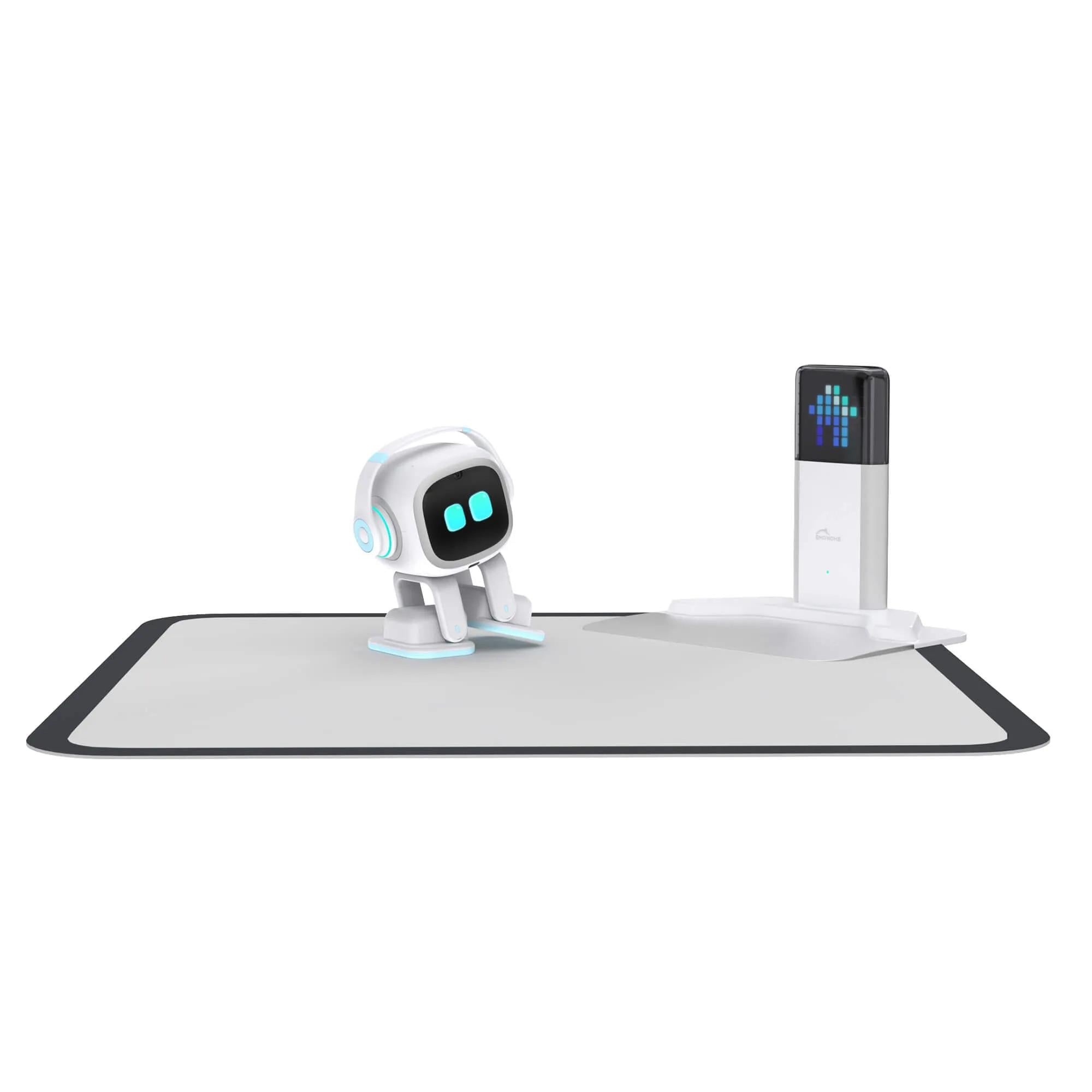 EMO Go Home ChatGPT YZ Pet Robot Beyaz Home Station İle Birlikte