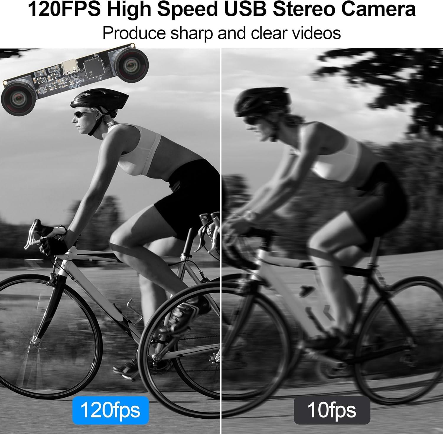 MMlove Monokrom Global Shutter USB 3D Stereo Kamera Modülü