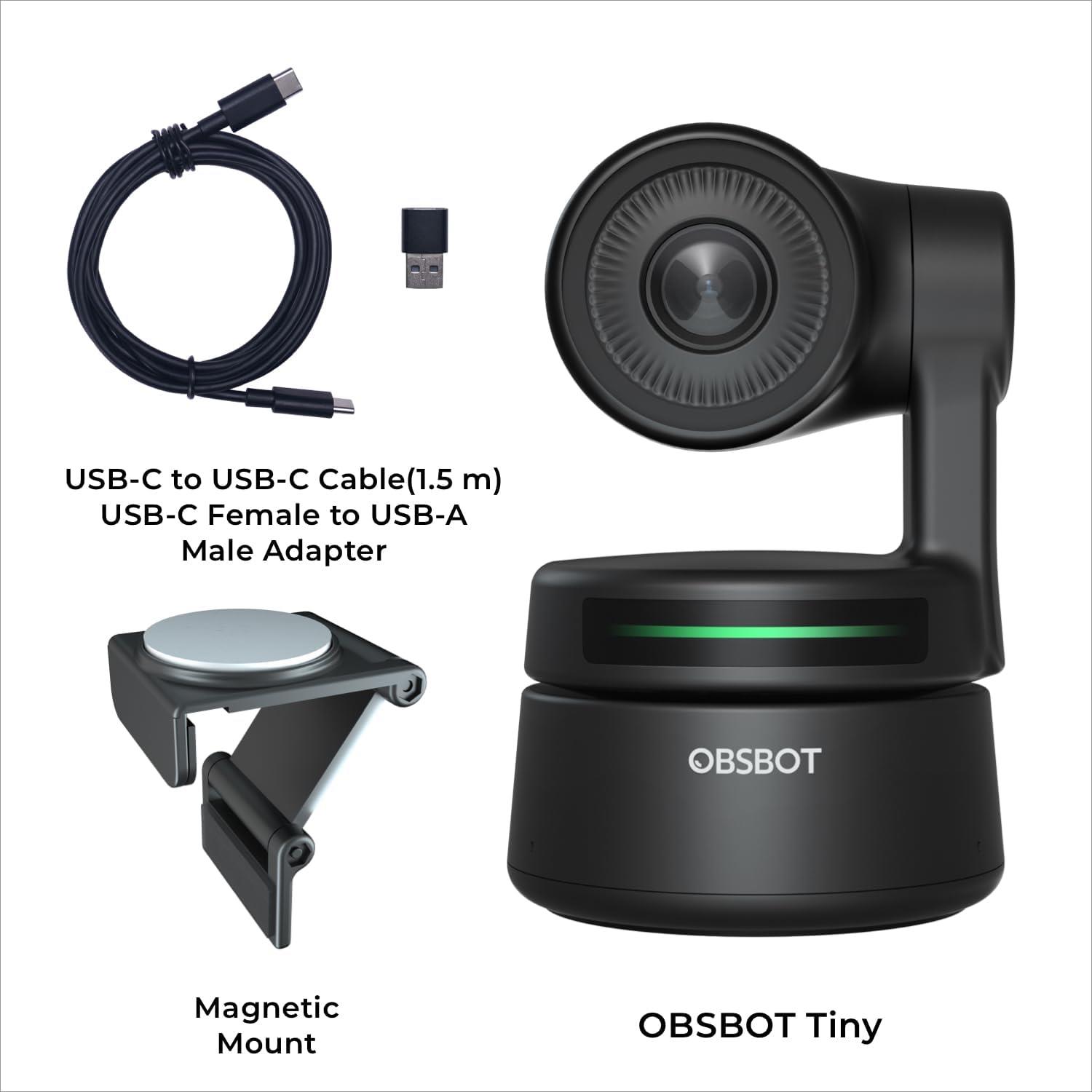 OBSBOT Tiny PTZ Webcam