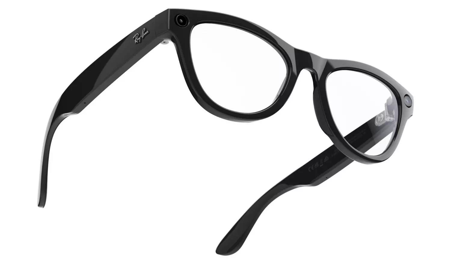 Ray-Ban Meta Skyler Akıllı Gözlük Shiny Black Transitions Amethyst Beden 52