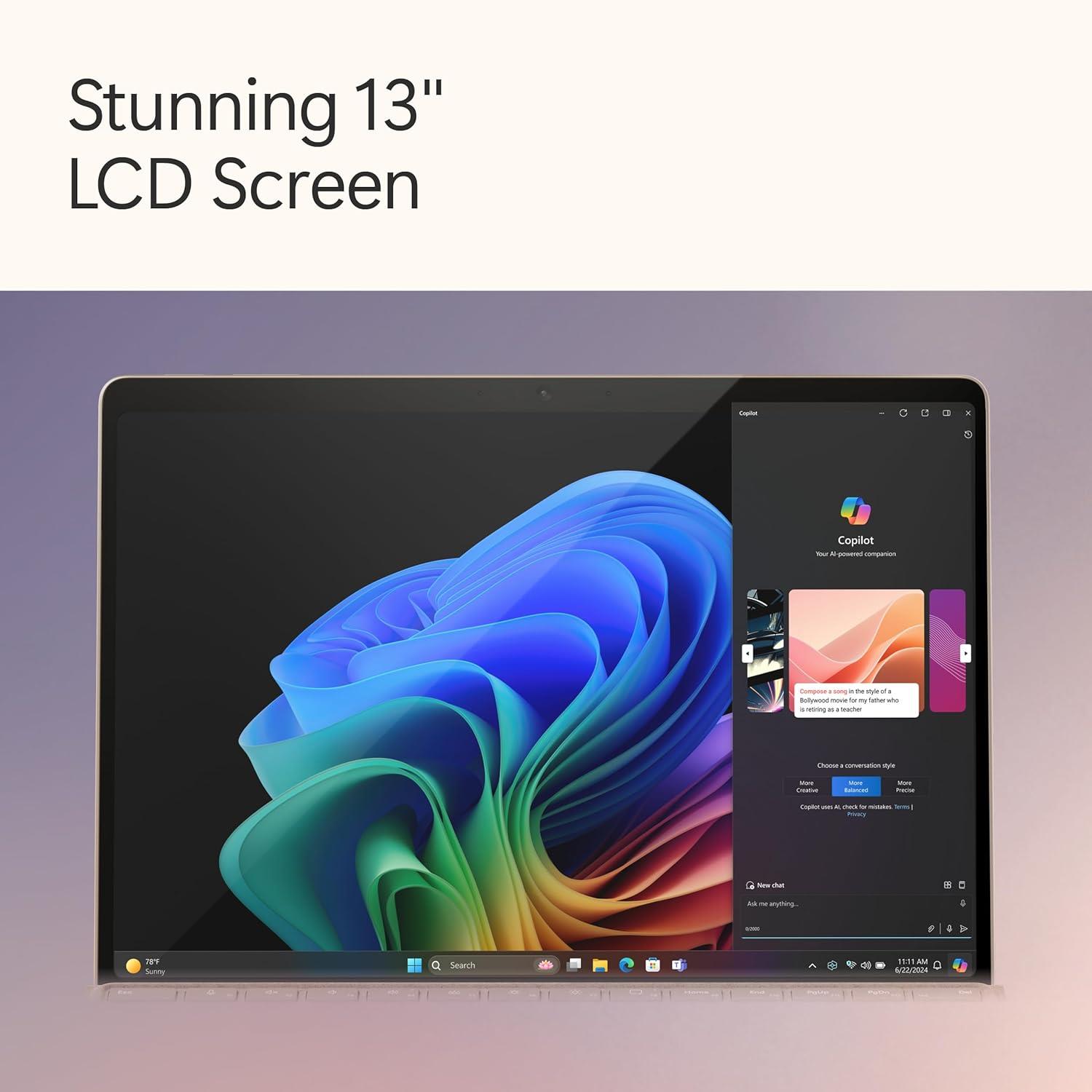 Microsoft Surface Pro 11 2024 13 inç LCD Copilot+PC 16GB RAM 512GB SSD Kumul
