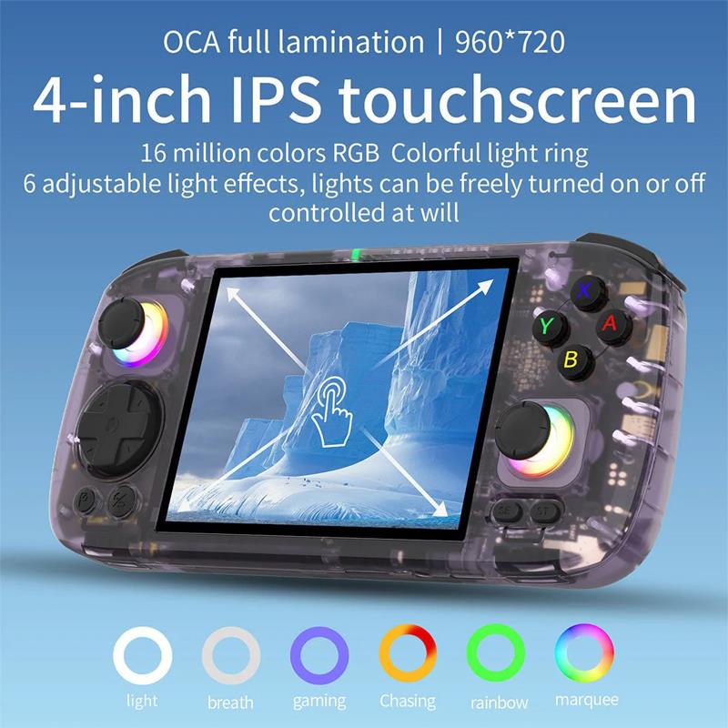 ANBERNIC RG 406H El Oyun Konsolu 4 Inç HD Ekran Bluetooth WIFI 8G + 128G Android 13