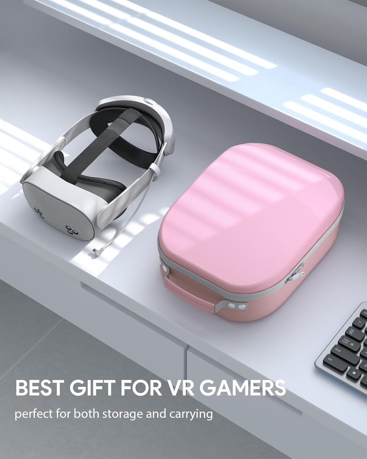 Aubika VR-MR Başlığı Taşıma Çantası Pembe
