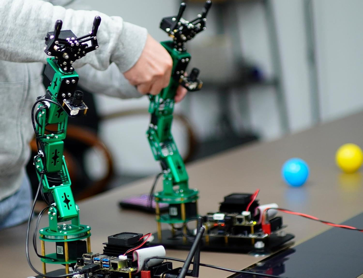 Yahboom DOFBOT Yapay Zeka Görüş ROS Python Açık Kaynak Robotik Kol - Jetson NANO 4GB Dahil Değil