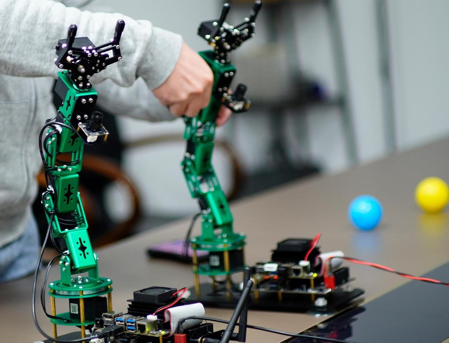 Yahboom DOFBOT Yapay Zeka Görüş ROS Python Açık Kaynak Robotik Kol - Jetson NANO 4GB Dahil Değil