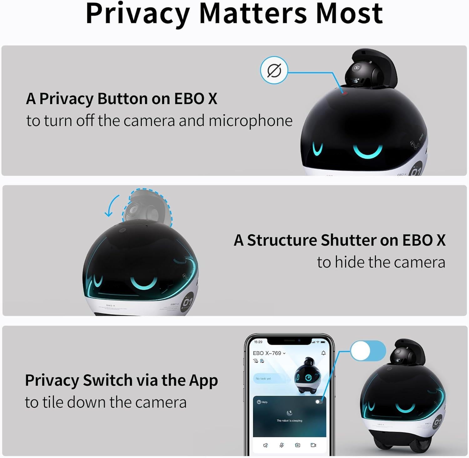 Enabot EBO X FamilyBot – YZ Destekli Akıllı Ev Robotu