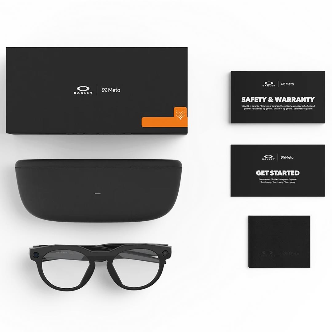 Oakley Meta HSTN Kameralı Yapay Zekalı Akıllı Gözlük Black Clear