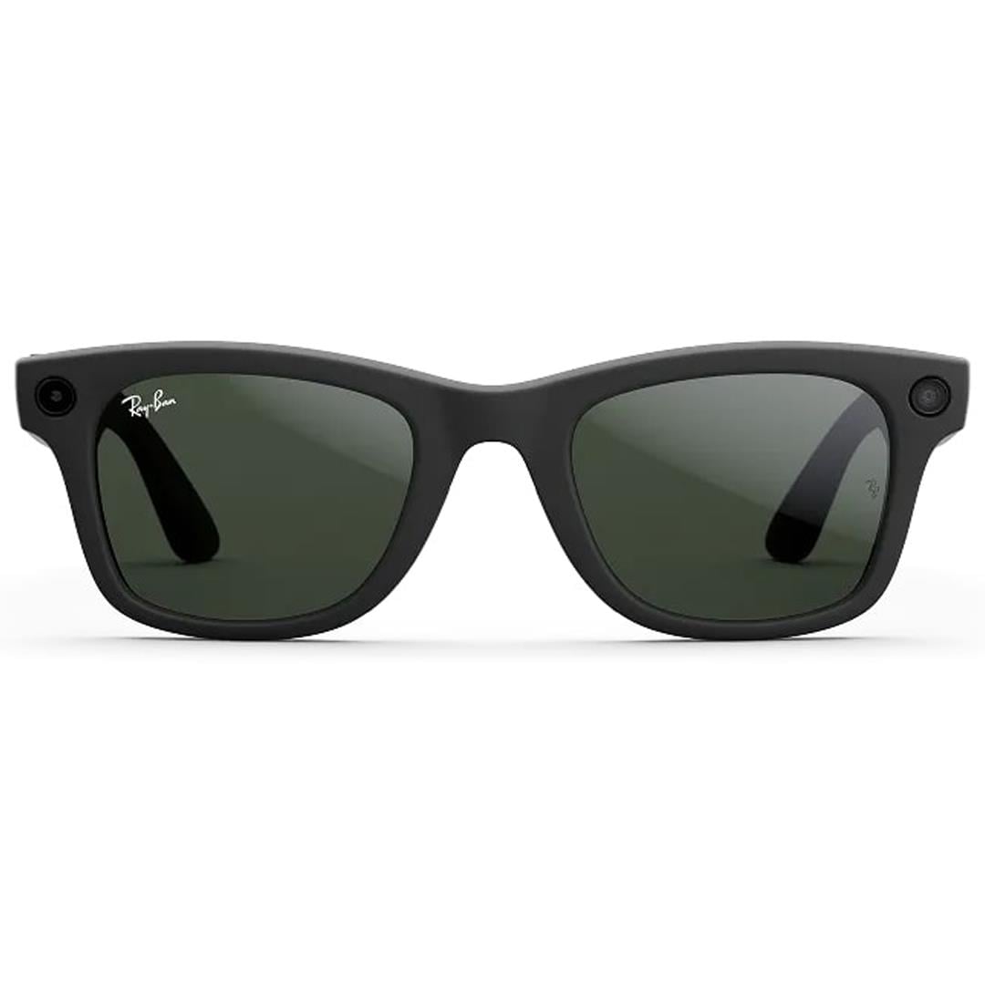 Ray-Ban Meta Skyler Kameralı Yapay Zekalı Akıllı Gözlük Matte Black Clear to Graphite Green Transitions 52 Beden