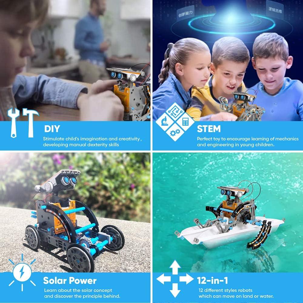 STEM 12'si 1 arada Solar Robot Oyuncak