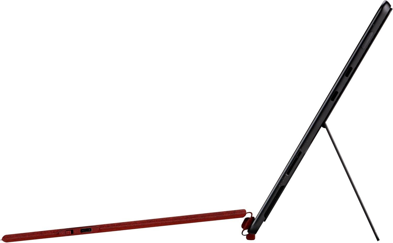 Microsoft Surface Pro 11 10 9 8 X İçin Slim Pen Yuvalı Zoof Signature Klavye Koyu Kırmızı