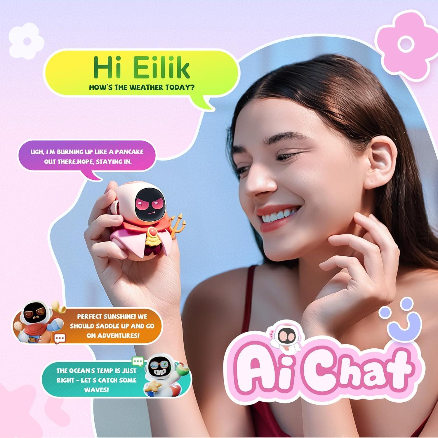 Eiliko Minik Yapay Zeka Robotu Mercan Pembe