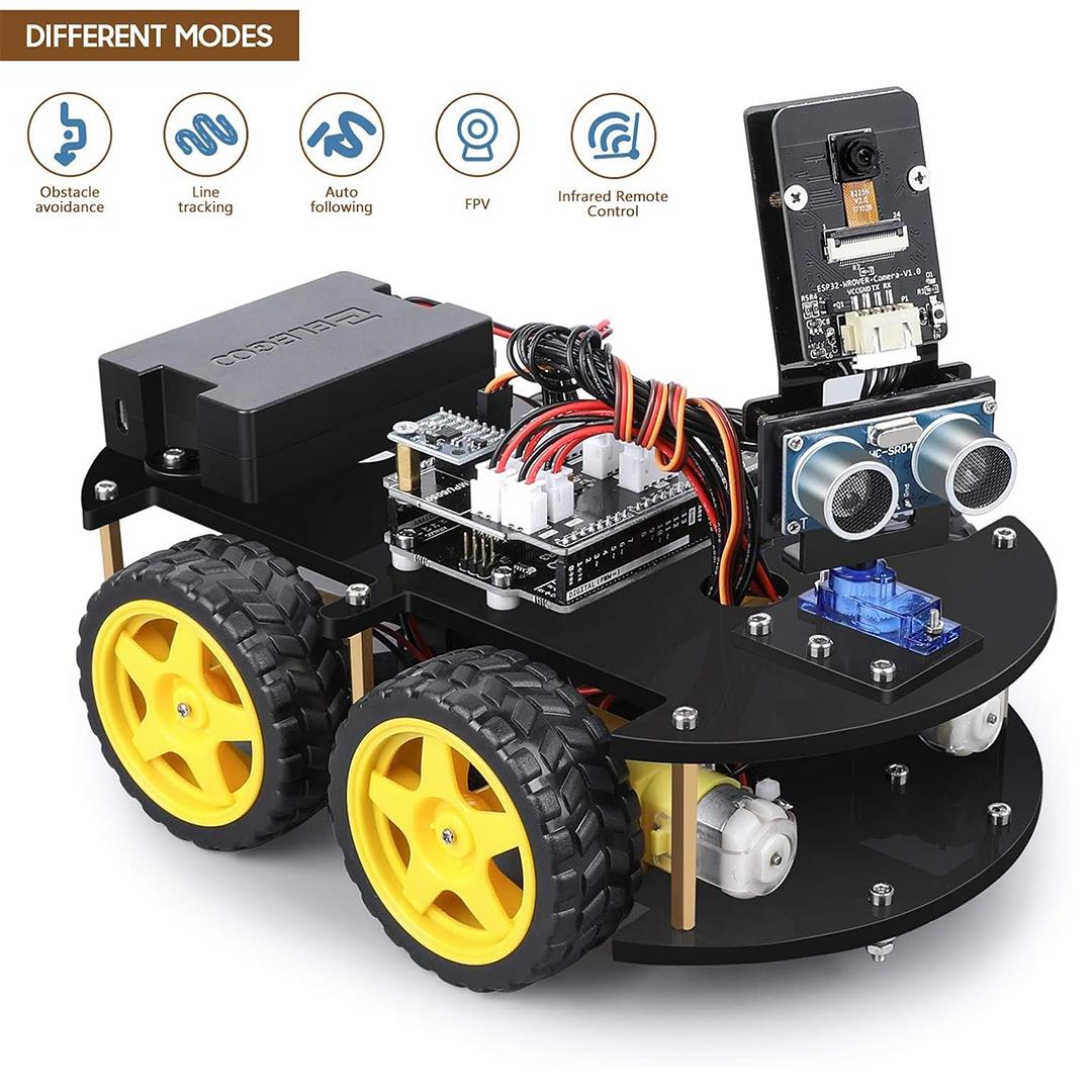 ELEGOO UNO R3 Akıllı Robot Araba Kiti V4
