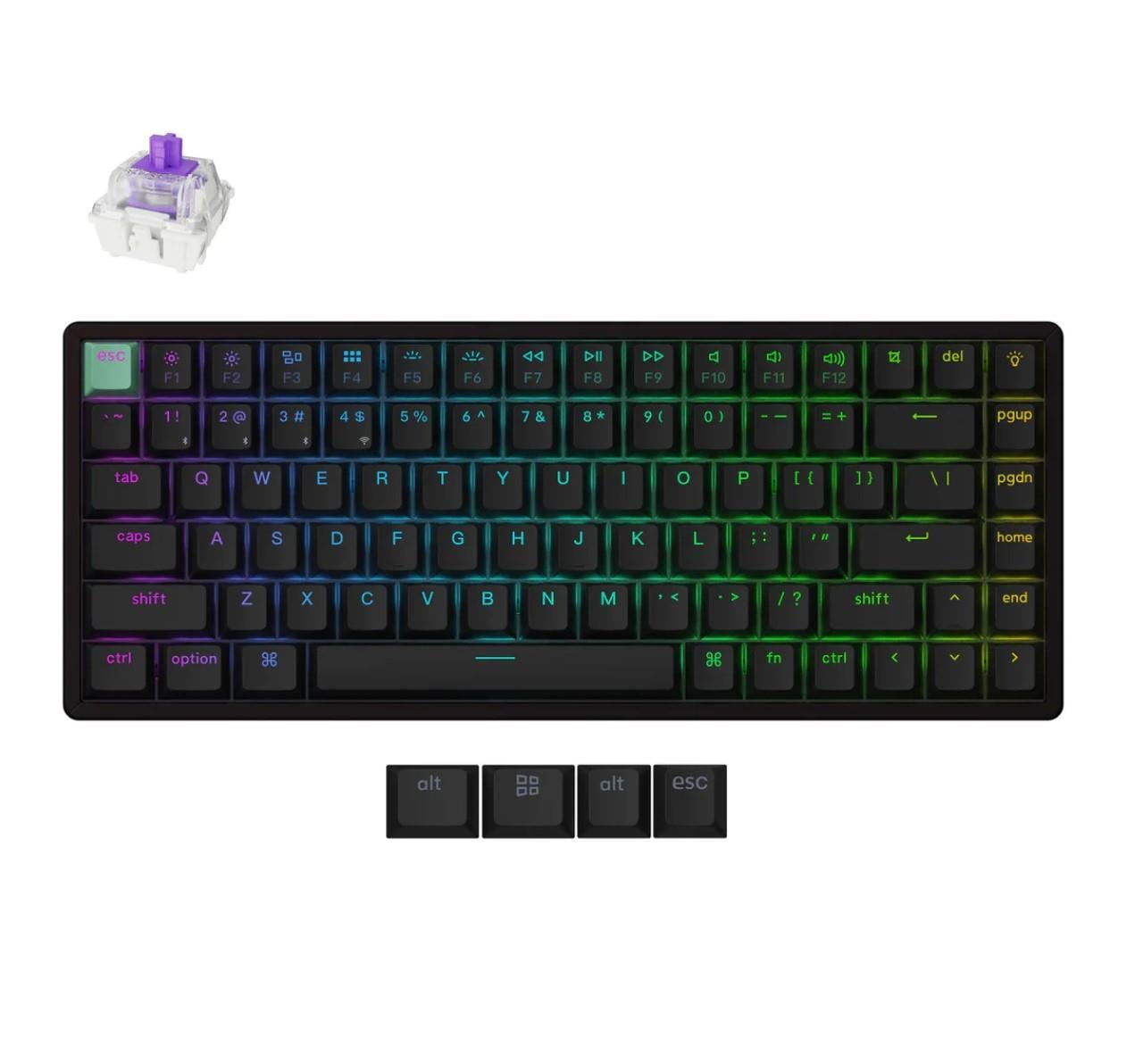 Keychron K2 HE Kablosuz Mekanik Klavye Standart Edition