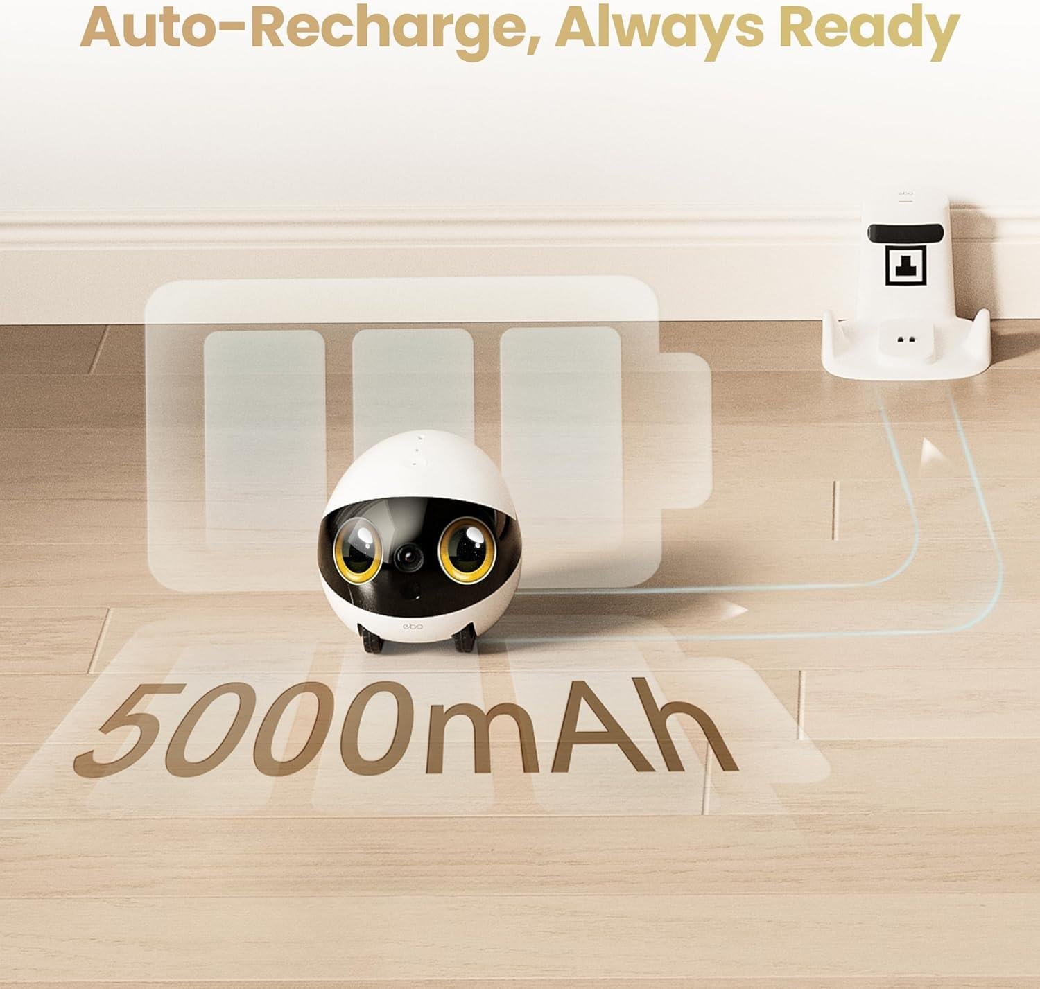Enabot EBO Air 2S FamilyBot – AI Destekli Mobil Ev ve Evcil Hayvan Robotu