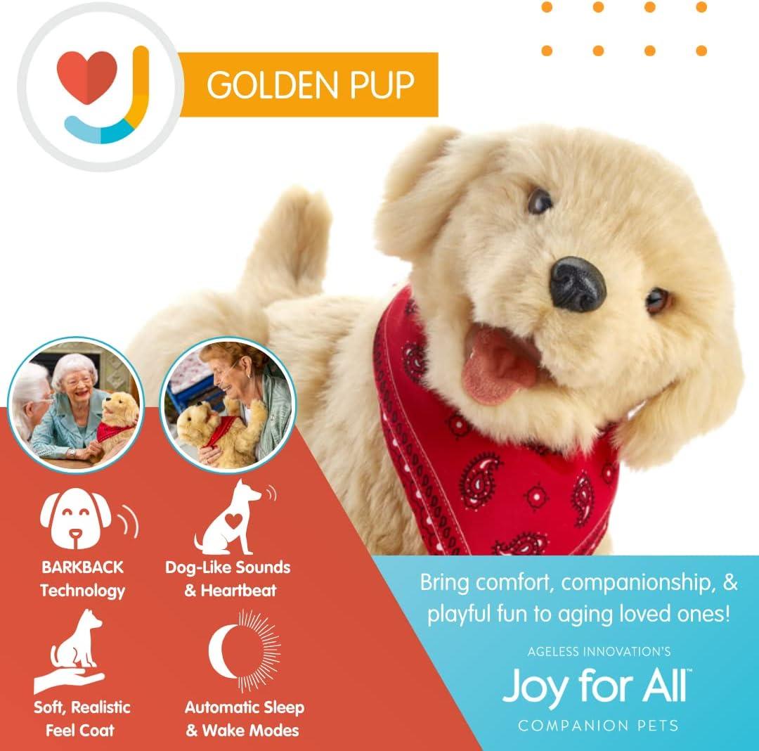 JOY FOR ALL Gerçekçi Etkileşimli Animatronik Golden Yavru Köpek