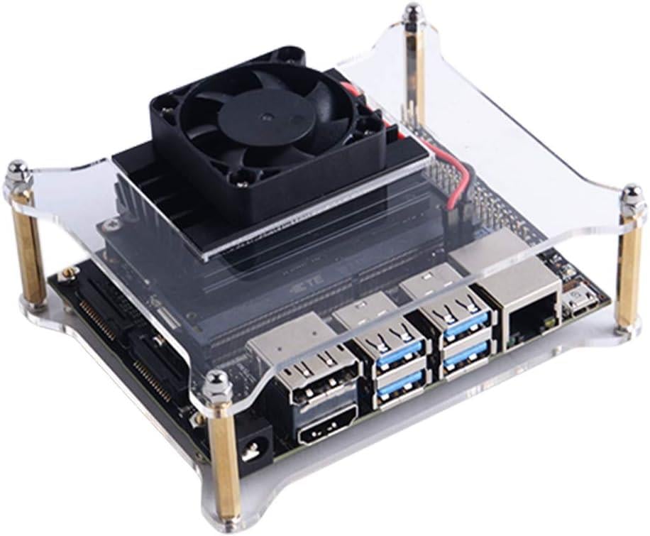 NVIDIA Jetson Nano Geliştirici Kiti için Fanlı GeeekPi Jetson Nano Kasa