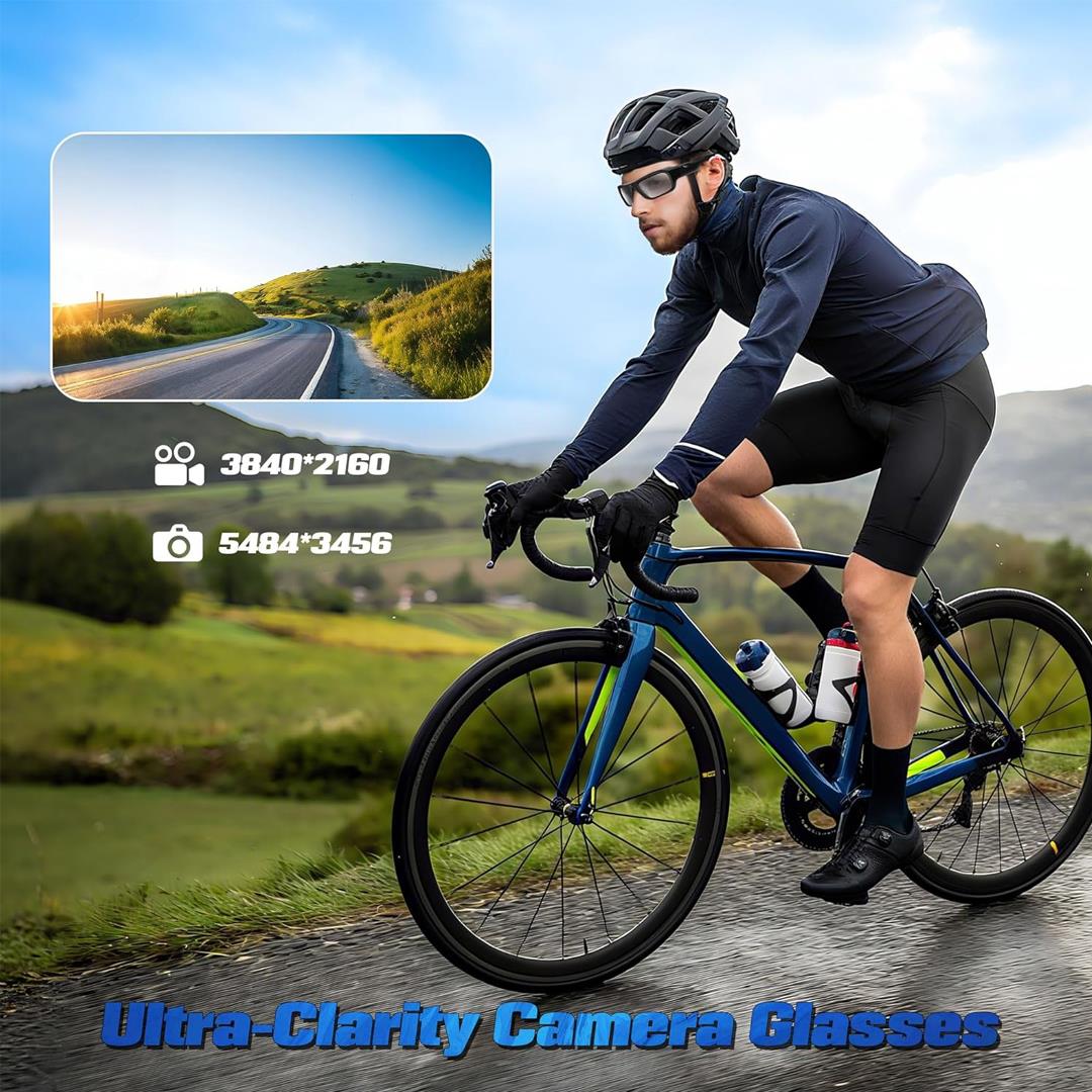 Generic 4K Kameralı UV400 Korumalı Gözlük