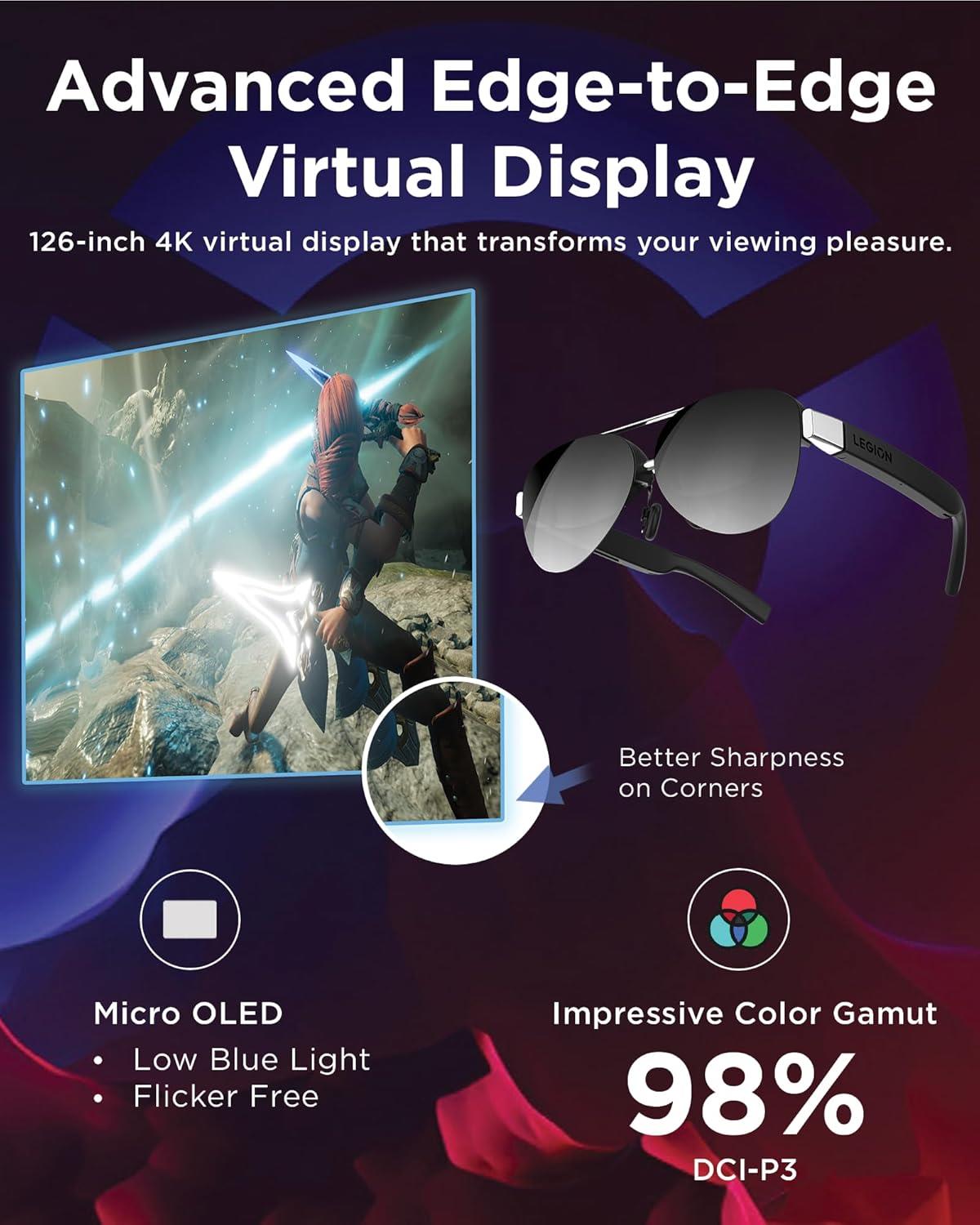 Lenovo Legion Glasses Gen 2 AR Gözlüğü