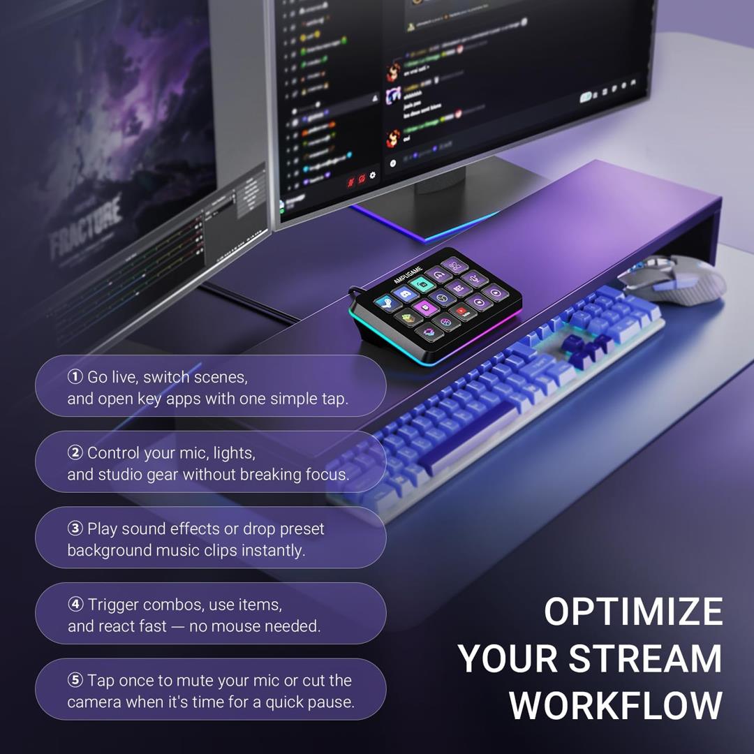 FIFINE AmpliGame D6 Stream Deck