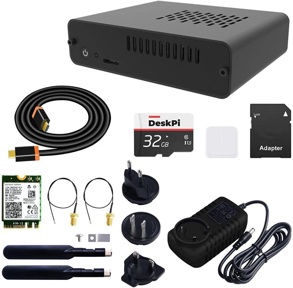 GeeekPi Jetson Nano Soğutma Fanlı Kasa 32GB SD Kart 4K HDMI Kablo Jetson Nano WiFi Modülü