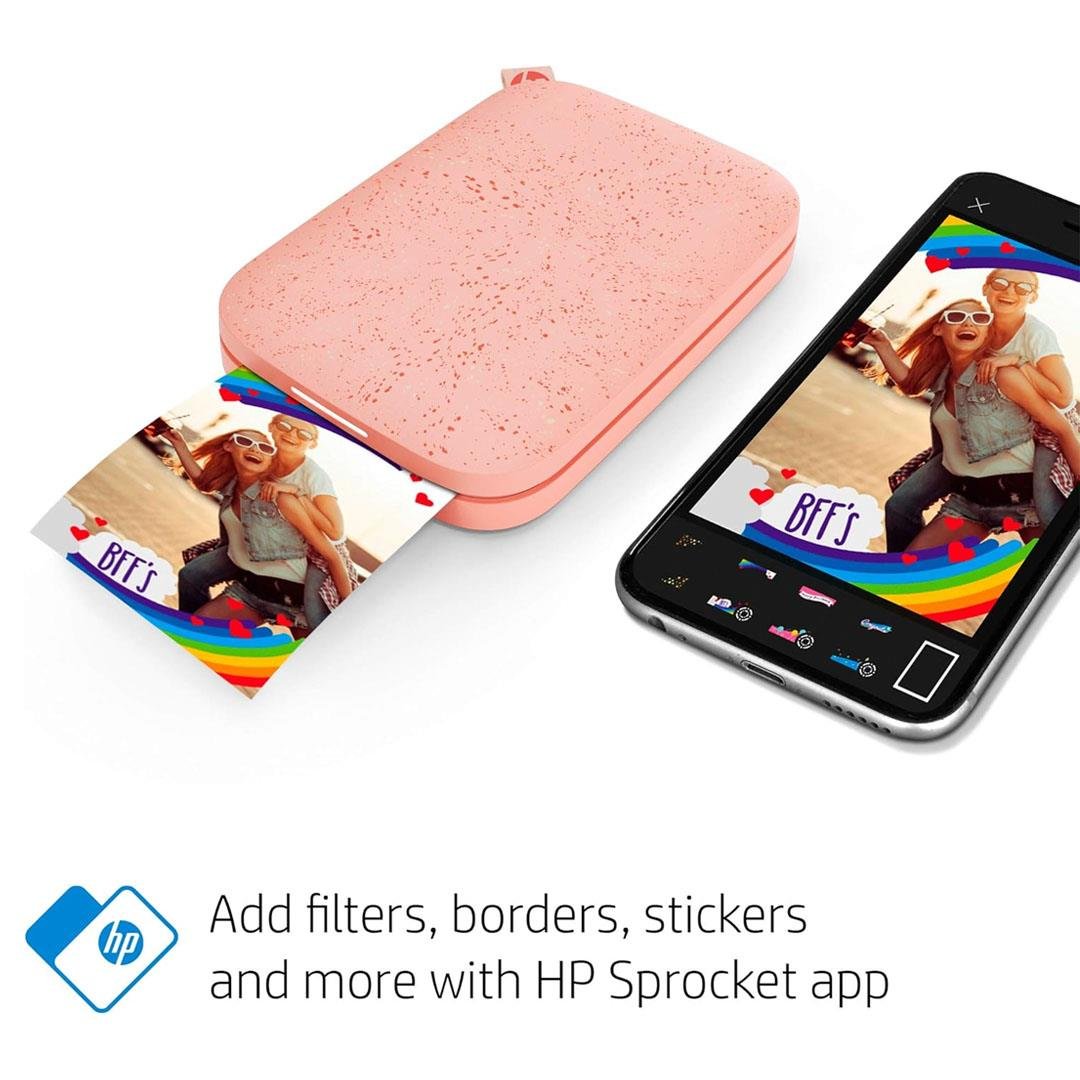 HP Sprocket Anında Akıllı Telefon Fotoğraf Yazıcısı