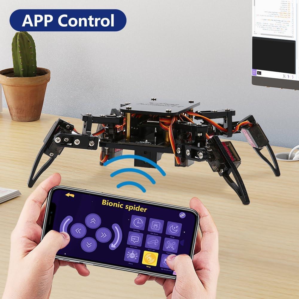 Acebott ESP8266 Arduino Dört Ayaklı Biyonik Örümcek Robot Kiti