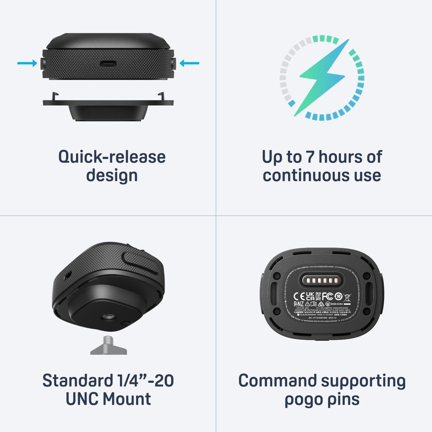 HTC Vive Ultimate Tracker 3 Adet + Dongle