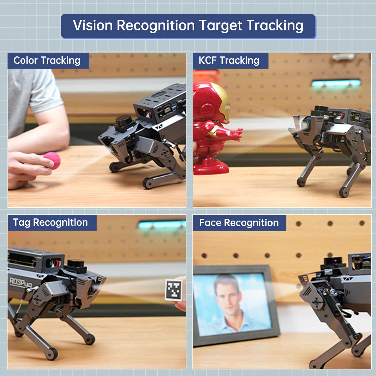 Hiwonder ROSPug Jetson Nano ROS Destekli Açık Kaynak Dört Ayaklı Robot Köpek