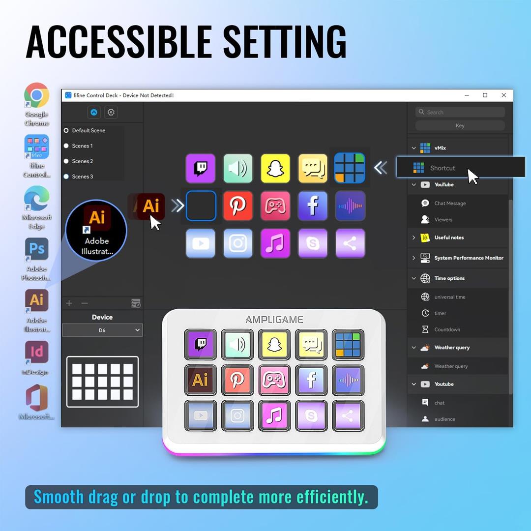 FIFINE AmpliGame D6 Stream Deck