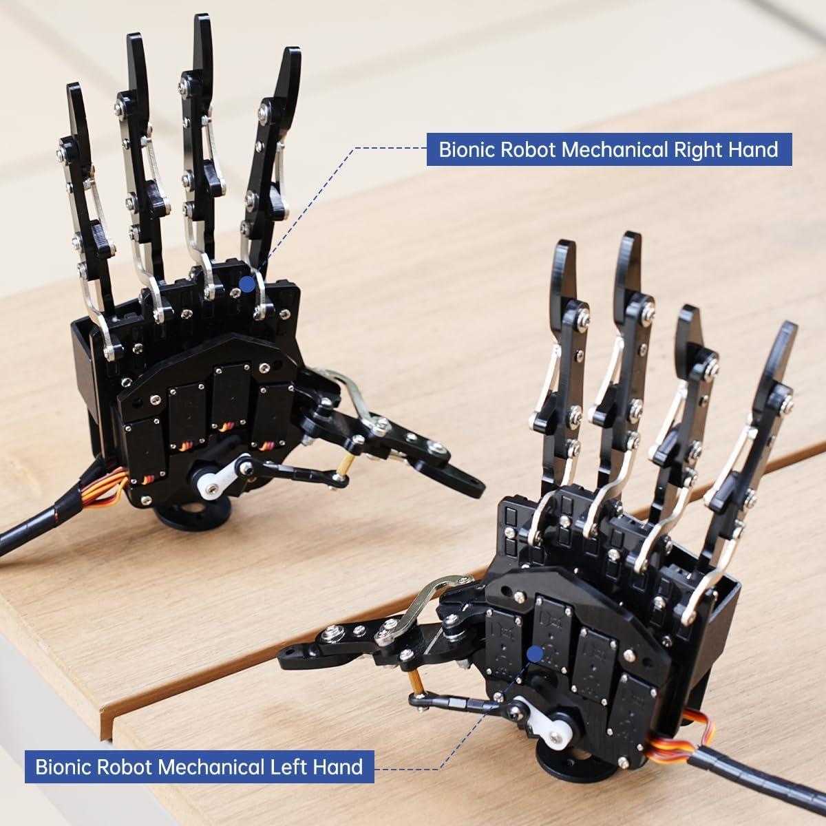 Hiwonder uHand Robotik El ve Parmaklar İkincil Geliştirmeyi Destekler - Sağ El