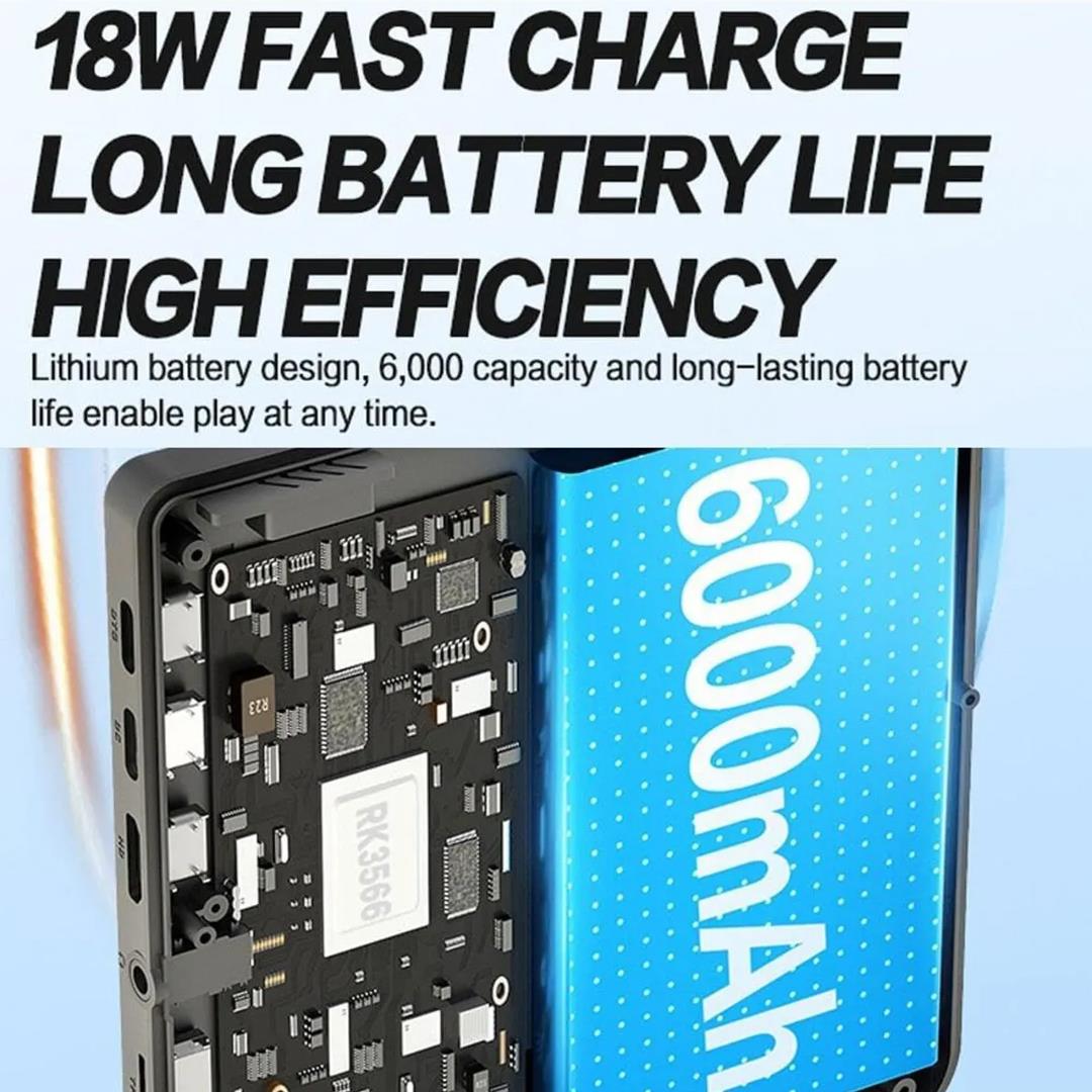 Anbernic E5 Plus Retro El Oyun Konsolu 5 inç 5G WiFi 6000mAh Şarj Edilebilir
