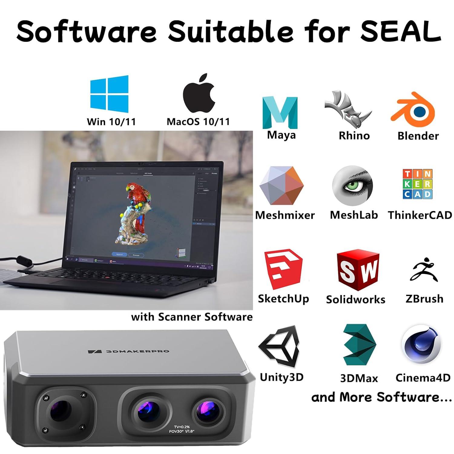 3DMakerPro Seal 3D Tarayıcı