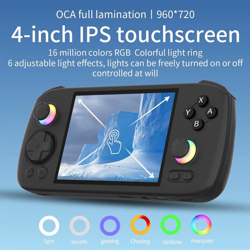 ANBERNIC RG 406H El Oyun Konsolu 4 Inç HD Ekran Bluetooth WIFI 8G + 128G Android 13