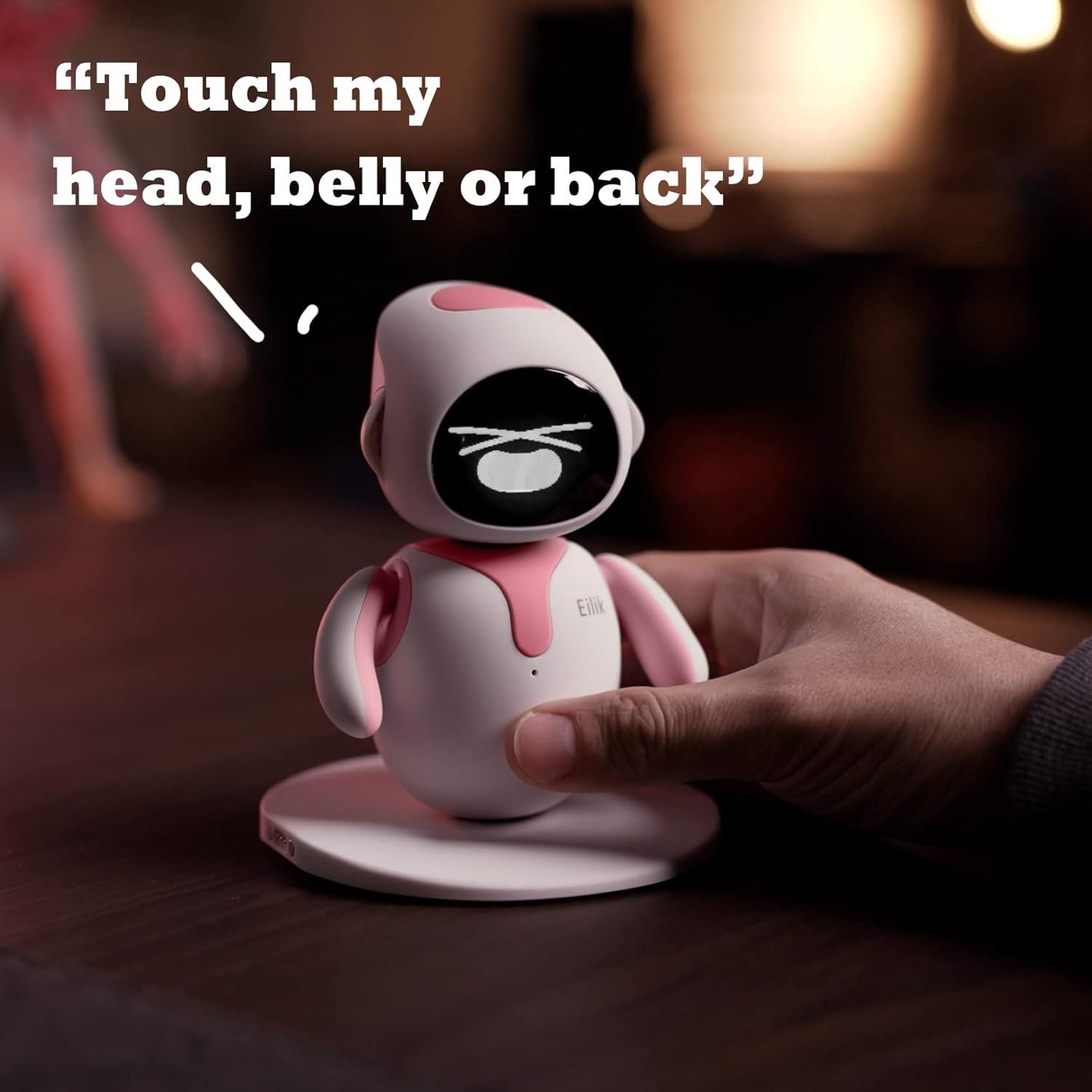 Eilik Etkileşimli Robot Pet Evcil Hayvan - Pembe
