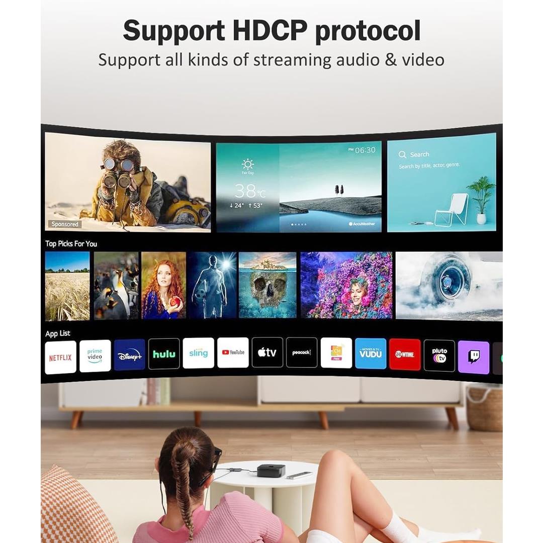 Livin HDMI to USB C Adaptörü 4K 60Hz