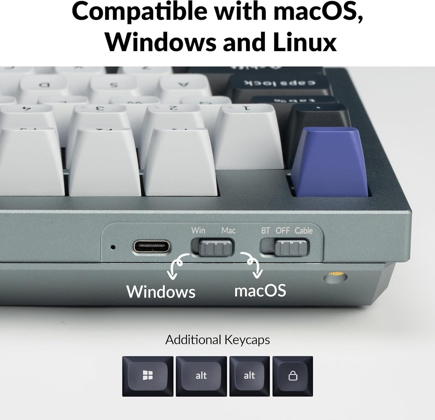 Keychron Q5 Pro QMK VIA Kablosuz Özel Mekanik Klavye