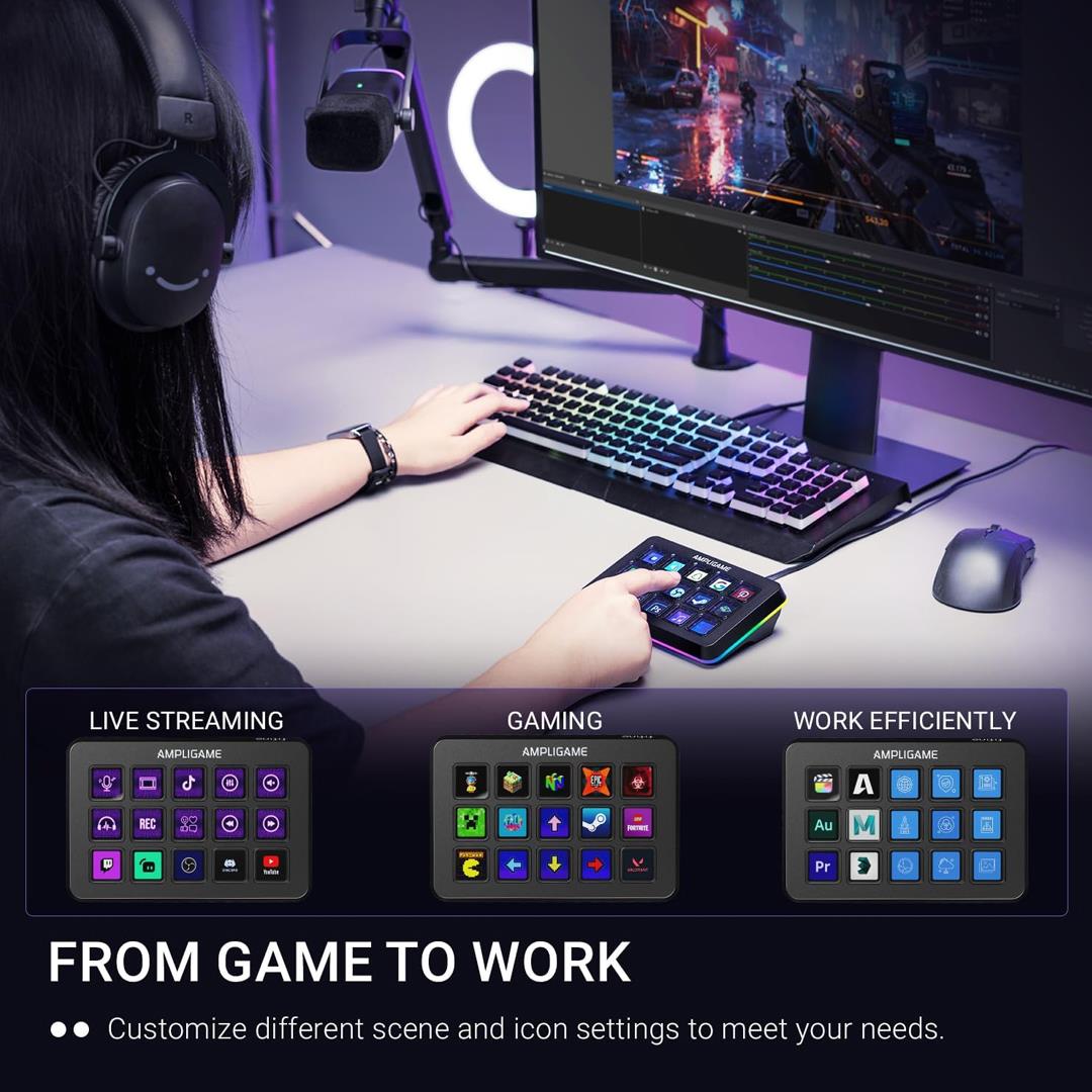 FIFINE AmpliGame D6 Stream Deck