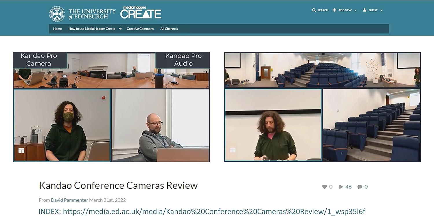 Kandao Meeting Pro 360 Video Konferans Kamerası