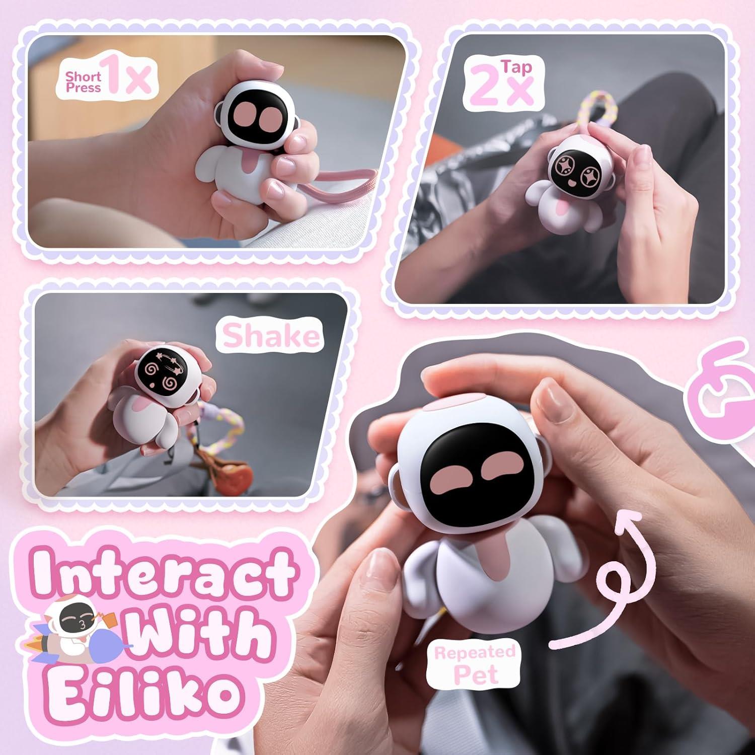 Eiliko Minik Yapay Zeka Robotu Mercan Pembe