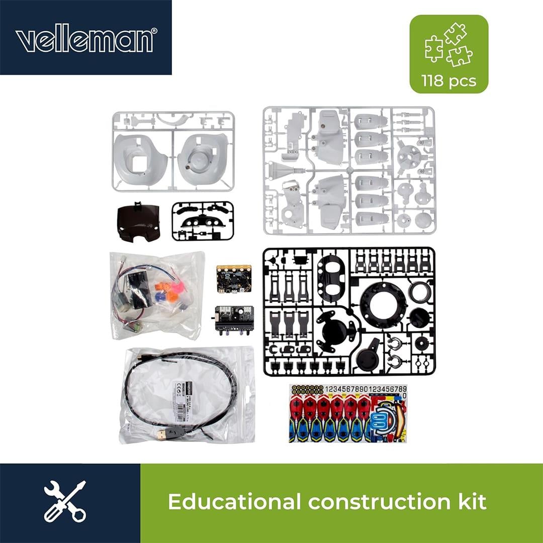 Velleman KSR20 Tobbie 2 Eğitici Kendin Yap Robot Seti micro:bit